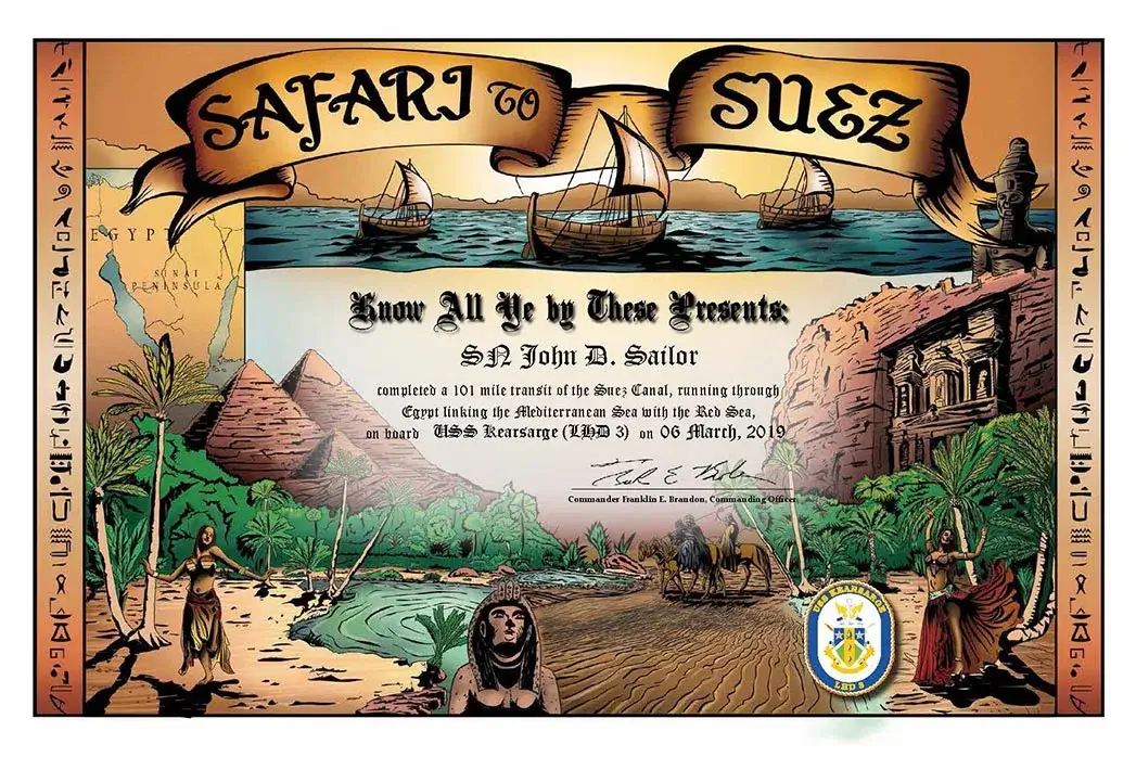 Suez Traditional Certificate